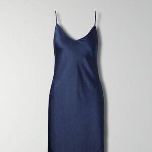Aritzia Navy Midi Dress